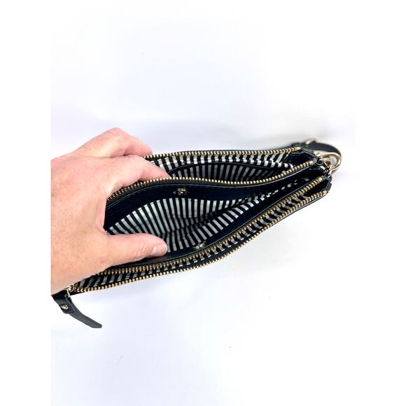 Kate Spade Cobble Hill Lilibeth Crossbody Bag Purse in Black Leather Gold - Picture 6 of 8